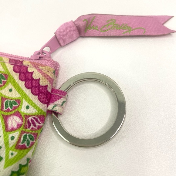 Vera Bradley Zip ID holder coin purse wallet retired "Pinwheel Pink" pattern - Picture 4 of 11